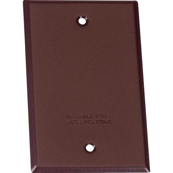 Sigma Electric, Bronze Sigma Engineered Solutions, 14240BR 1-Gang Rectangular Stamped Weatherproof Cover, No Size