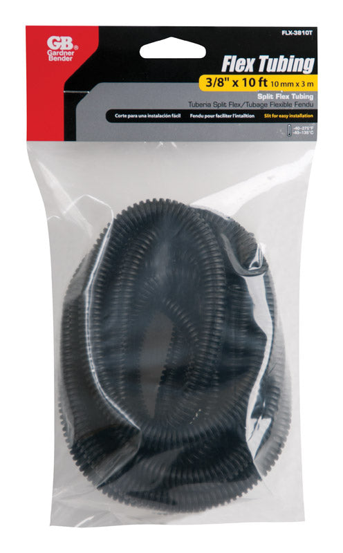 GB Gardner Bender FLX-3810T 3/8" X 10' Black Flex Tubing
