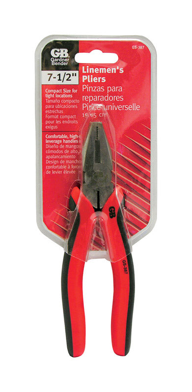 Gardner Bender Pliers Linemen 7.5" GS-387 (2-Pack)