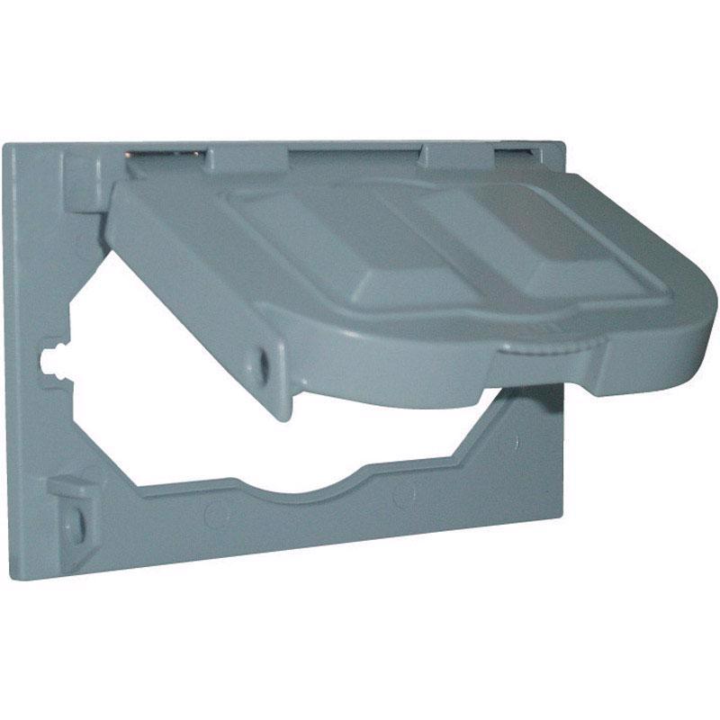 Sigma Electric, Gray, Size Sigma Engineered Solutions, 14145 1-Gang Horizontal Multi-Use Weatherproof Cover