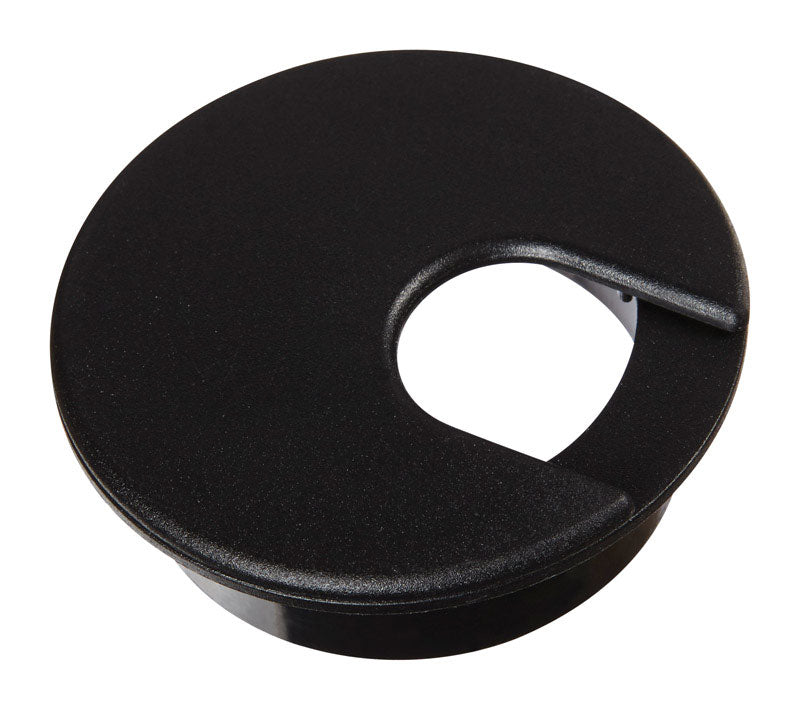 Grommet Desk Blk 2 In