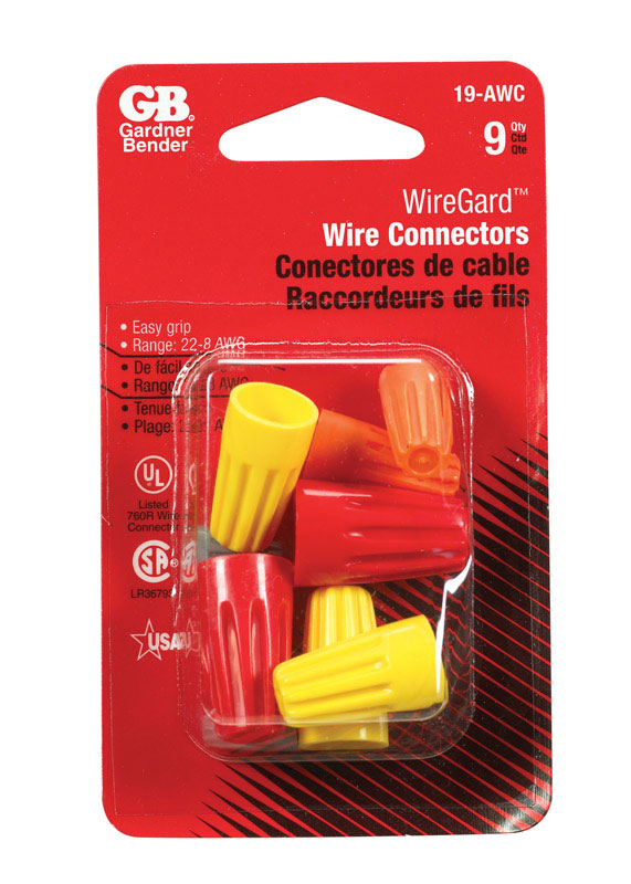 GB Electrical Cd/9 x 9: Wiregard Wire Connectors (19-AWC)