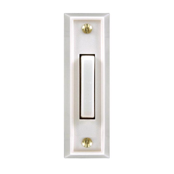 Heath Zenith Globe Electric SL-315-1-00 Wired LED Push Button, No Size, White 18000092