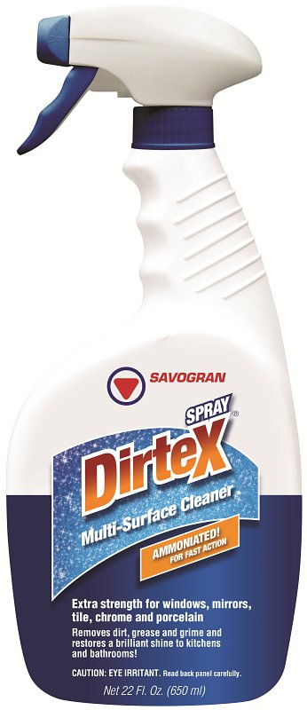 Savogran 10763 Dirtex Spray Cleaner Extra-Strength For Windows, Mirrors, Porelain, Tite and Chrome 22 oz