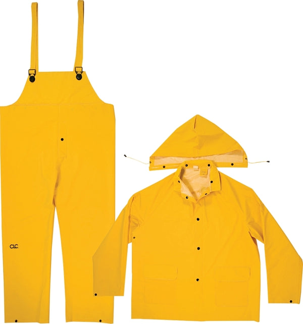 Custom Leathercraft mens Bib powersports rain suits, Yellow, Medium US R101M