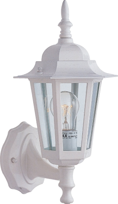Boston Harbor AL8041-WH3L Single Light Outdoor Wall Lantern, White