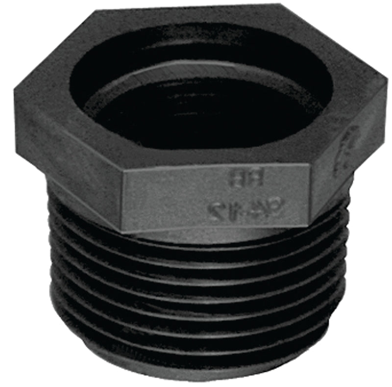 GREEN LEAF RB 114-1 P Pipe Reducing Bushing, 1-1/4 x 1 in, MPT x FPT, Polypropylene