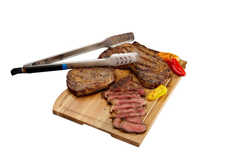 Napoleon® BBQ Accessory - GATL004 - Grill Tongs, Pull Lock Mechanism, grooved ends, Slip Resistant Handle Grip, Hanging look for storage
