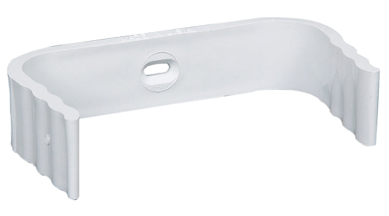 Amerimax 1 in. H x 4 in. W x 3 in. L White Vinyl Downspout Band