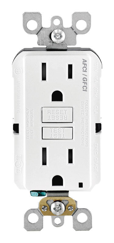 Leviton Afci/Gfci Recptacle 125v