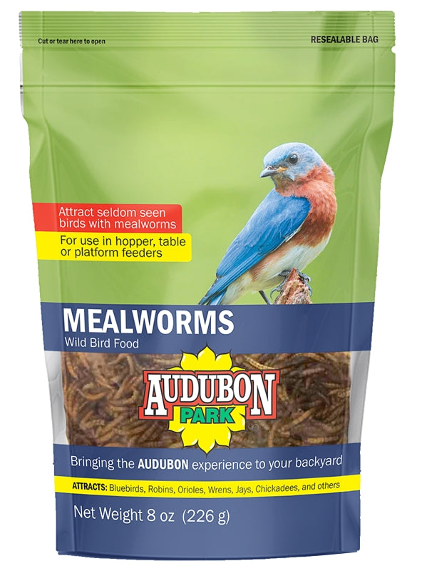 Audubon Park GLOBAL HARVEST FOODS 12816 Food Bird Mealworm, 8 oz