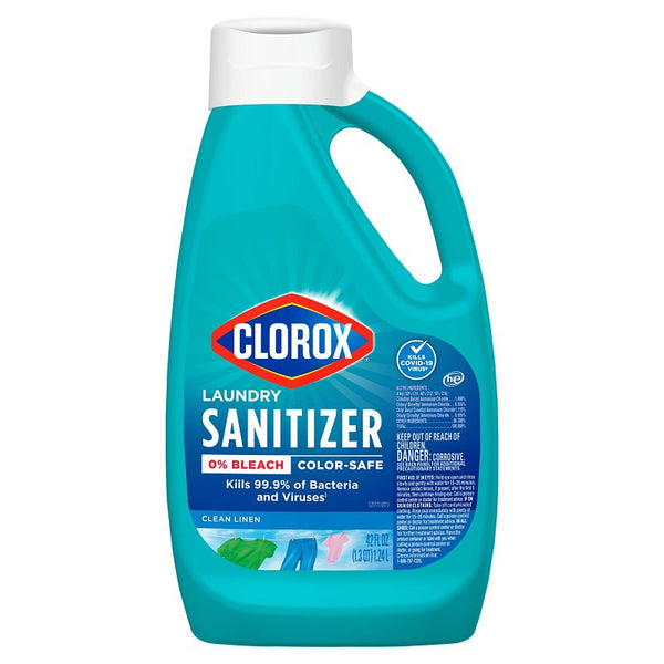 Clorox FreshGuard Laundry Odor Remover, 0% Bleach, Clean Linen, 42 Fluid Ounces (Pack May Vary) 32419