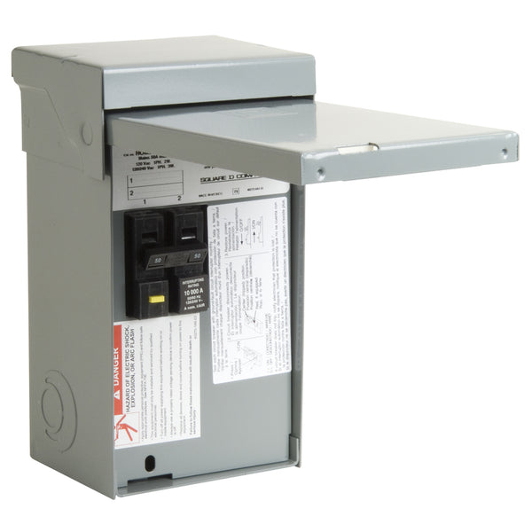 Schneider Electric Homeline 50-Amp Hot Tub/Pool/Spa Pack Main Lug Load Center HOME250SPA