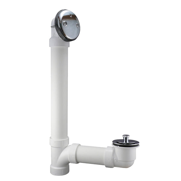 Plumb Pak 650PVCK Bathtub Drain, Polished Chrome