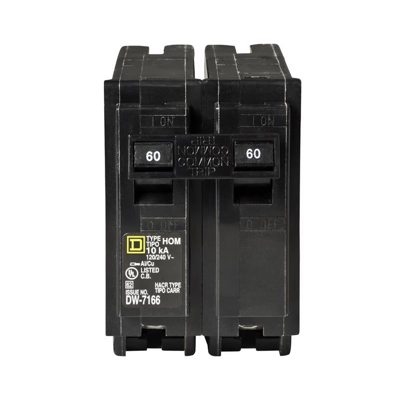 Square D Schneider Electric 60A 2 Pole HO Breaker HOM260C