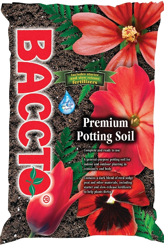 Michigan Peat 1227 Baccto Premium Potting Soil, 8 Quarts 1227P