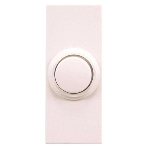 Heath Zenith Globe Electric SL-7393-02 Doorbell Wrls Push-Button Round, No Size, White 18000126