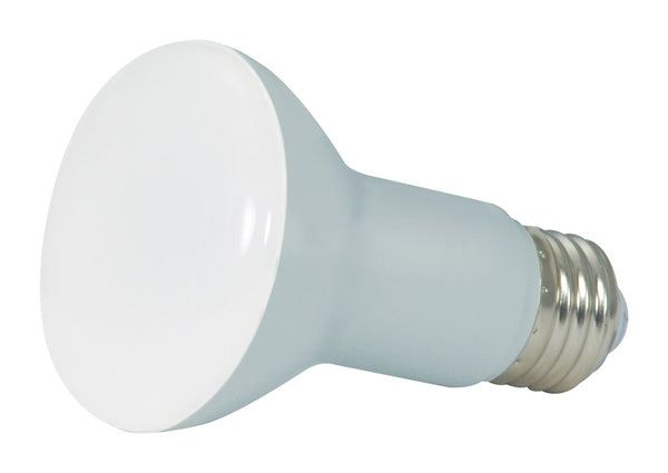 Satco S9631, 6.5 Watt, 3000K, 107 Deg. Beam Angle, Medium Base, 120 Volt, Dimmable, LED R20 Bulb