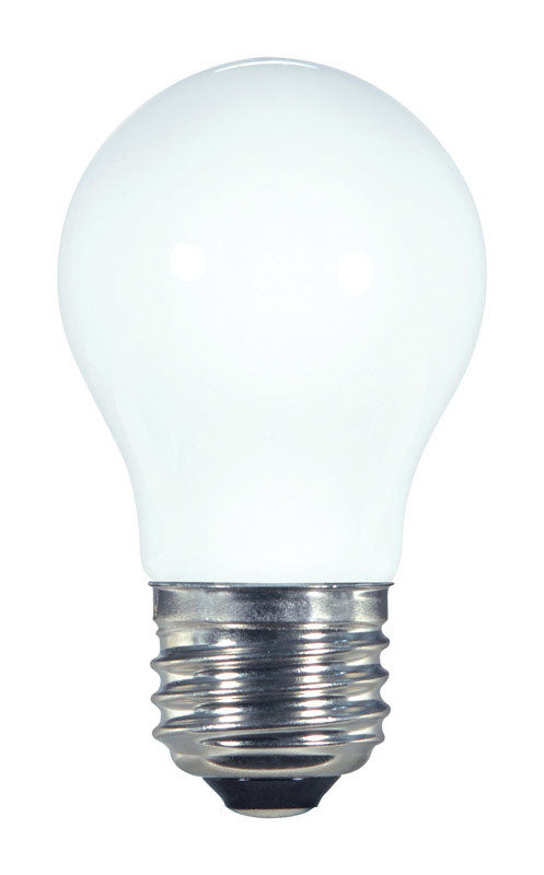 Satco S9151 Medium Light Bulb in White Finish, 3.31 inches