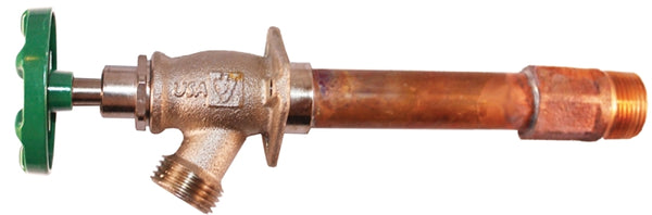 Faucet Lawn+vac 1/2"X4" FIP/MIP x Male Hose Satin 455-04LF