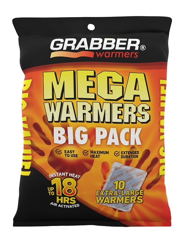 Grabber 18 Hour Body Warmers l 10 Unit Value Pack MWES10