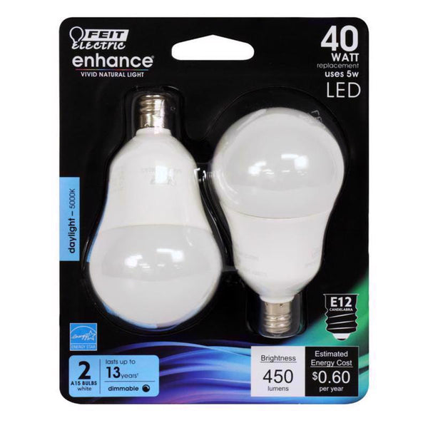 Feit Electric BPA1540C/950CA/2 40W A15 E12 LED, Product Specific