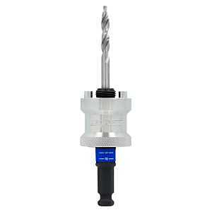 LENOX TOOLS Hole Saw, 1/2 inch Arbor, Snap Back Release, Universal Compatibility, Anti Jam Collar (LXAH9912PBM)