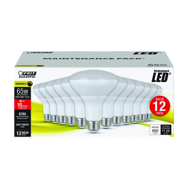 Feit Electric 43548 - BR30DM/10KLED/MP/12 BR30 Flood LED Light Bulb BR30D10KLEDMP12