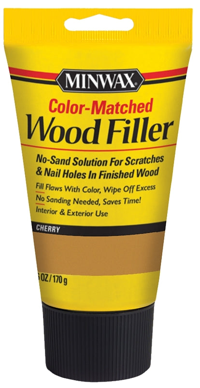 Minwax 448500000 Color-Matched Filler Wood Putty, 6 oz, Cherry