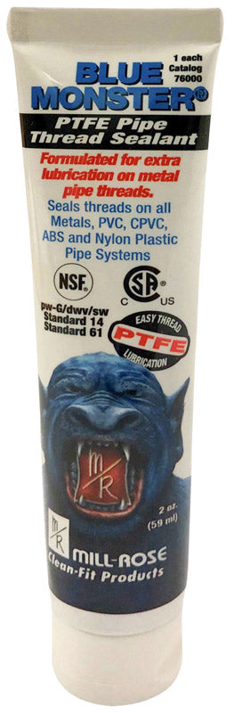 Millrose 76000 Monster Tube Heavy-Duty Industrial Grade with PTFE, 2-Ounce, Blue