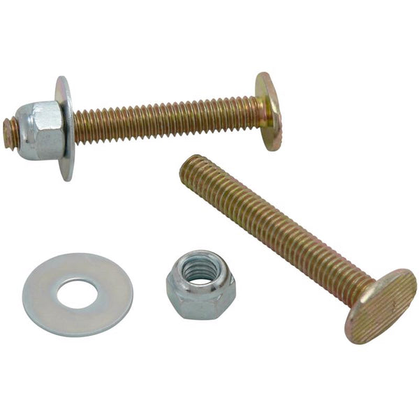 Keeney PP835-17 Plumb Pak Toilet Bolt Set, 5/16-20"/2-1/4", Brass/Chrome