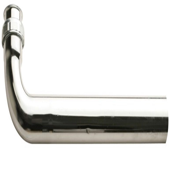 Plumb Pak PP16CP Waste Arm, 1-1/2 In Dia X 15 In L, Slip Joint/Direct Connect, 22 Ga, Chrome Plated, 1-1/2 x 15, Brass