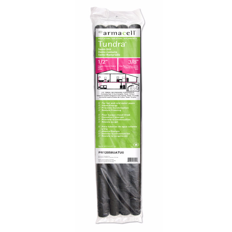 Armacell Pipe Insulation 1/2" X3'