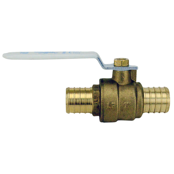 Apollo 1 in. Brass PEX Barb Ball Valve APXV11