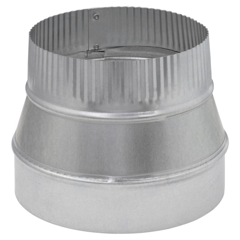 Imperial 8 in. Dia. x 7 in. Dia. Galvanized Steel Stove Pipe Reducer