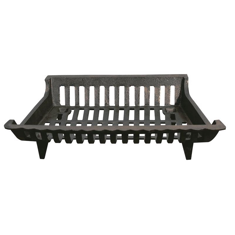 Panacea 18 Inch Cast Iron Fireplace Grate for Fireplace Log Carriers and Holders, Home Improvement, and Hearth Essentials, Black