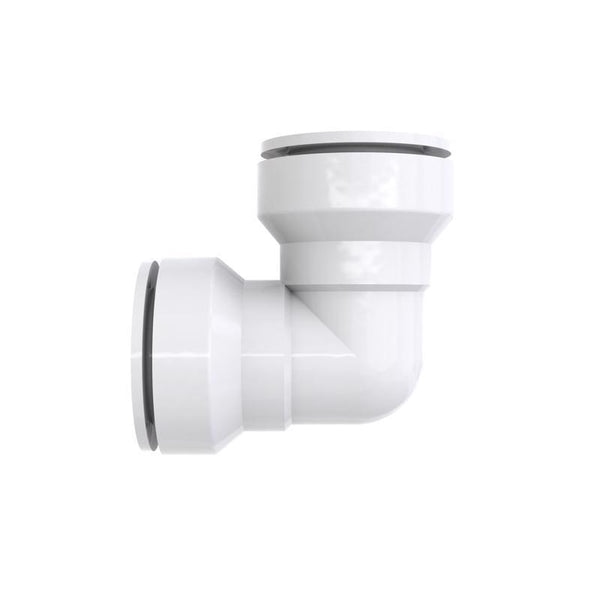 Plumb Pak Keeney Insta-Plumb 1-1/2 in. Push Fit Connect to 90 Degree Tubing Coupling, White 47IPK