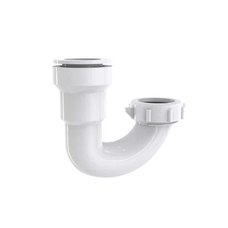 Keeney 10200IPK Insta-Plumb Fit J Bend 1-1/4 in. -Push to Install and Press to Release, White