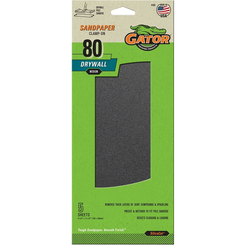 ALI INDUSTRIES 4486 Medium Drywall Sand Paper, 4-3/8-Inch