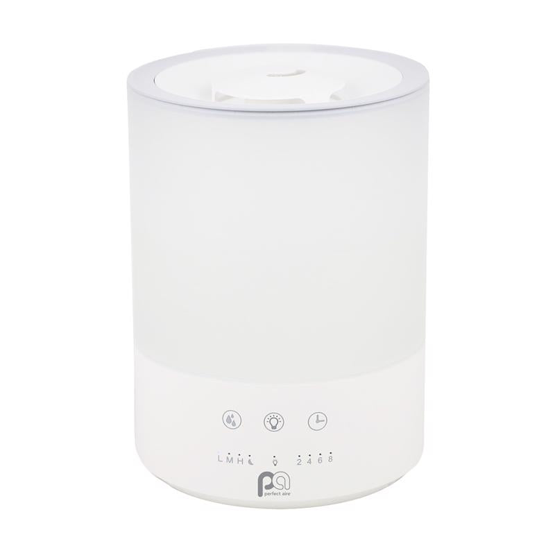 Perfect Aire 1.05 Gallon 4.0L Ultrasonic Cool Mist Humidifier with Top Fill, Aromatherapy and Color-Changing Night Light, Filter-Free Humidifier for Medium to Large Rooms