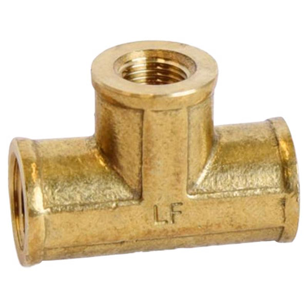 ATC 1/8 in. FPT X 1/4 in. D FPT Brass Tee 6JC120910711030