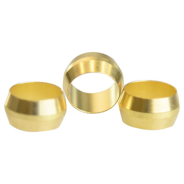 3/8 in. Compression X 3/8 in. D Compression Brass Sleeve 6JC124901511094
