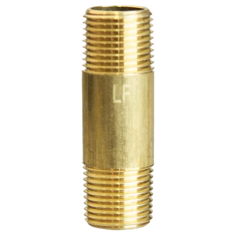 Homeplus+ 6jc126300201030 Mpt Nipple, Red Brass (Pack of 5)