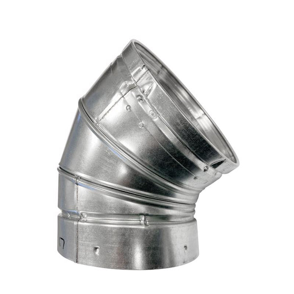 Selkirk 4 in. D X 9.56 in. L Aluminum/Galvanized Steel Stove Pipe Elbow 104222
