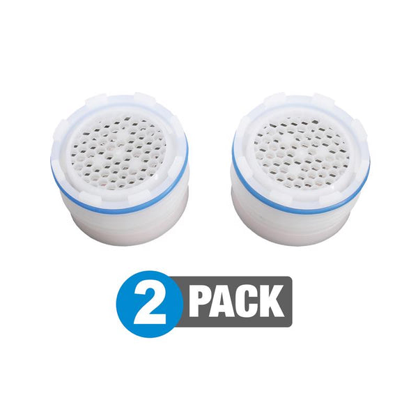 Danco Water Saving 1.2 GPM Tiny Hidden Faucet Aerator Insert (2 Pack) 9D00012070