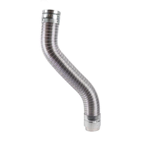 60 in. L Aluminum/Steel Gas Vent Connector, 4 in. D by Selkirk 4EFC-5S