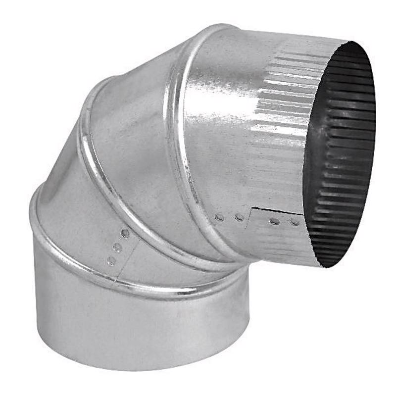 UNITED STATES HDW GV0288-C 5" 24GA Galvanized Adjustable Elbow