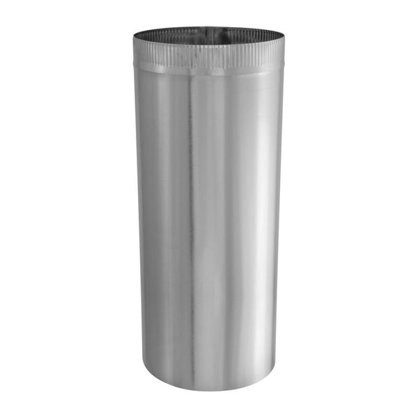 Imperial Stovpipe Galv 26ga 10x24 Silver Galvanized Steel GV1098