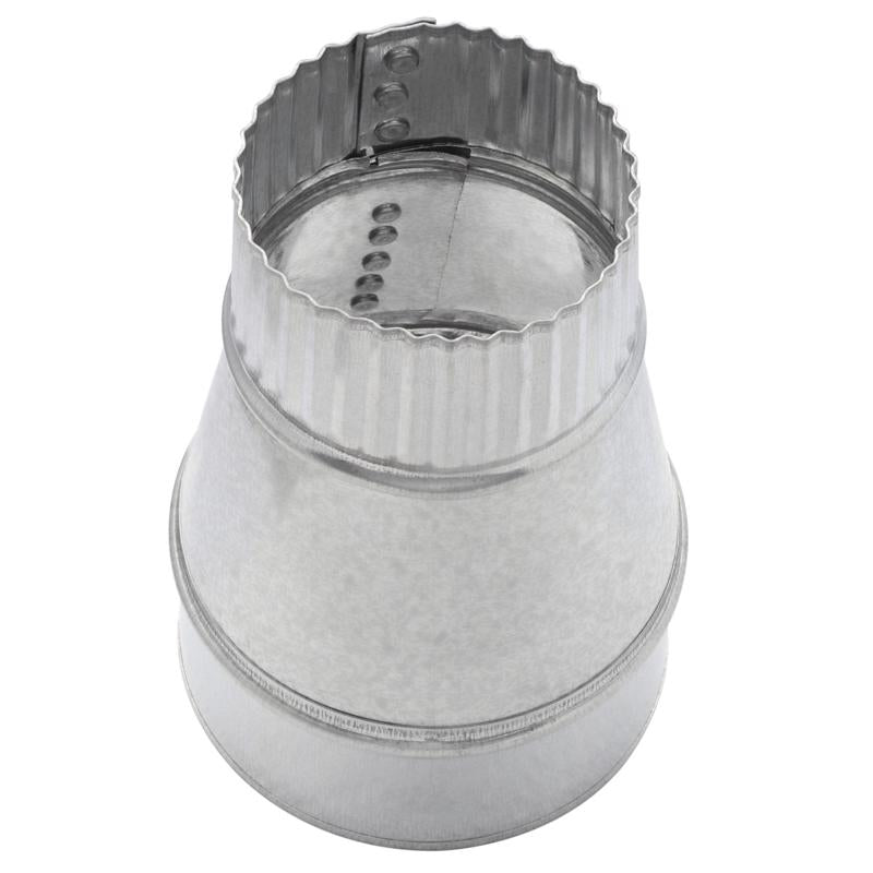 Imperial 24 Ga. 4 in. x 3 in. Galvanized Reducer - 1 Each
