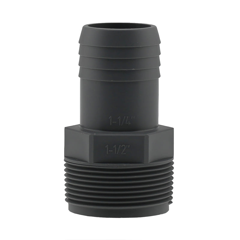 PLUMB eeze 1-1/4" Insert x 1-1/2" MPT Poly Adapter